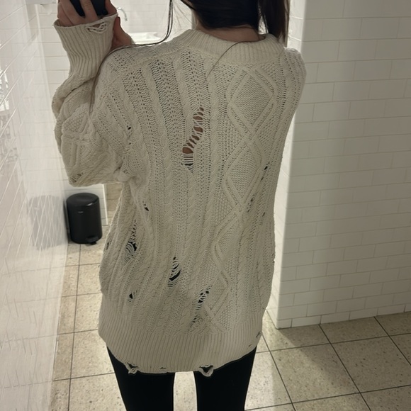 Oversized ripped sweater the Kooples size small - Picture 3 of 7